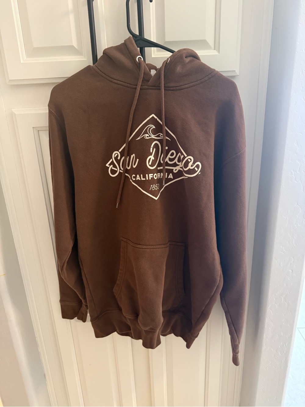 San Diego California Brown Graphic Hoodie